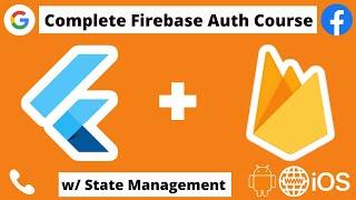 Flutter Firebase Authentication Tutorial For Beginners [2023] - ALL Signup/Login Methods Included!