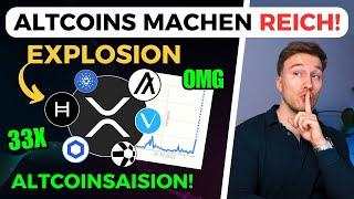 Es ist WIRKLICH soweit: Die Altcoins fliegen ZUM MOND & XRP explodiert! 