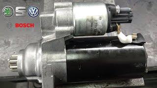 How To Repair Starter Motor Volkswagen Skoda Seat Ibiza Cordoba Fabia Roomster Polo Golf 5 1.9 2.0