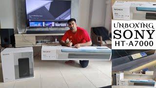 UNBOXING SONY HT-A7000 ,7.1.2ch Dolby Atmos®/ DTS:X® Soundbar | HT-A7000 with SubwooferSA-SW3 |DTS X