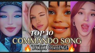 Top 10 TikTok challenge  #commando Song #tiktok #mapopo