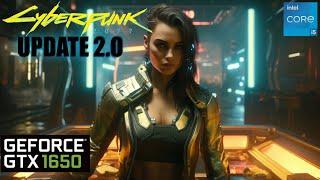 Cyberpunk 2077 2.0 GTX 1650 FPS TEST | GTX 1650 Benchmark 1080p All Settings