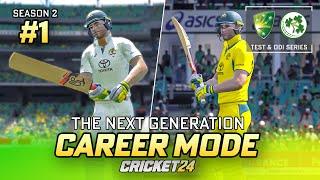 THE NEXT GEN - CRICKET 24 CAREER MODE #1