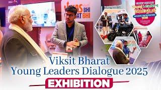 LIVE: PM Modi visits exhibition at the Viksit Bharat Young Leaders Dialogue 2025 at Bharat Mandapam