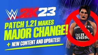 WWE 2K23 Patch 1.21 Makes Major Change, New Hidden Content Added!