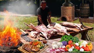 Cómo hacer alcohol con Coca Cola | Whole Lamb Roasted in a Log Grill!