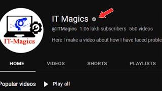 How to get verified badge on youtube channel