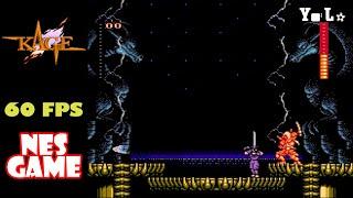 [NES Game] KAGE - Shadow of Ninja | 60 FPS - Walkthrough (Childhood Memory)