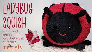 How to Crochet: Ladybug Squish (Right Handed)