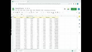 How to rename a column in Google Sheets