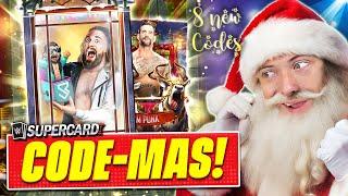 12 DAYS OF CODE-MAS! 8 Locker Codes & CRAZY Holidays Pack Opening! | WWE SuperCard