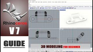 Rhino 7 3D Modeling Guide Basic Tutorial For Beginner