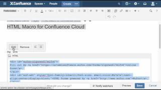 HTML Macro for Confluence Cloud