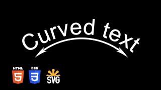 Curved Text | HTML & CSS (SVG Elements) Tutorial