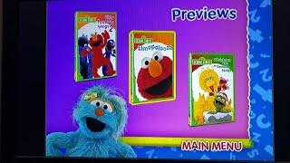 Sesame Street Elmocize 2008 DVD Menu Walkthrough