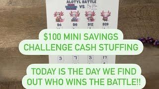 Today Is The Day We Find Out Who Wins The Battle @BusyLizzysBudget || $100 Mini Savings Challenges