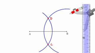 Geometry - Constructions 3 - Perpendicular Bisectors