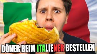 Ich BESTELLE DÖNER BEIM ITALIENER - Experiment(Schmeckt es?)