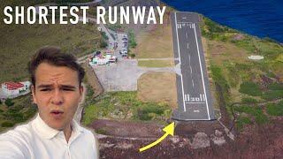 Here's What It's Like To Fly To The SHORTEST RUNWAY In The World