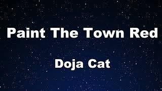 Karaoke Paint The Town Red - Doja Cat 【No Guide Melody】 Instrumental, Lyric, BGM