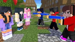 COUPLE DANCE | CHICKEN WINGS MEME | GANGNAM STYLE DANCE | MAIZEN, EIN, APHAMU - Minecraft Animation