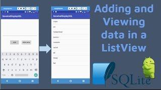 Save data into SQLite database [Beginner Android Studio Example]