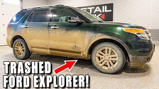 Cleaning A Mom's "NUCLEAR" Kid Trashed Car!