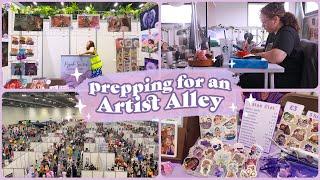 Preparing & Planning for a big Artist Alley  MCM London Comic Con '23 Studio Vlog