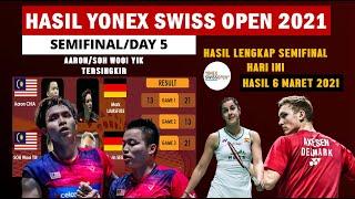 HASIL SEMIFINAL YONEX SWISS OPEN 2021 DAY 5/R4: AARON/SOH WOI TERSINGKIR |BADMINTON SWISS OPEN 2021