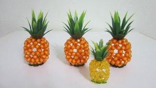 CNY TUTORIAL NO. 35 - Bead Craft (Sitting Pineapple)