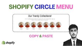 How to Add Shopify Circle Menu / Collection Like Instagram - Easiest Way [2024]