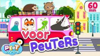 Voertuigen, Dierengeluiden, Boerderijdieren & meer Pretlettertjes Kinderfilmpjes