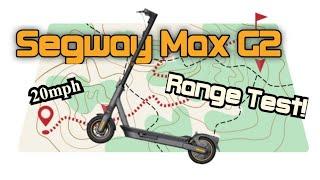 Ninebot Max G2 Range Test  *Sport Mode*