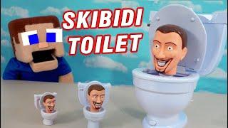 Skibidi Toilet TOYS!!! Bonkers Jumpscare! Puppet Steve