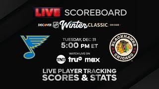 Winter Classic Live Scoreboard and Updates featuring the St. Louis Blues vs. Chicago Blackhawks