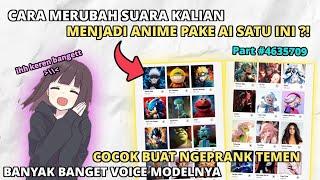 How to change your voice to anime using this AI?! | Suitable for pranking  | Part4635709