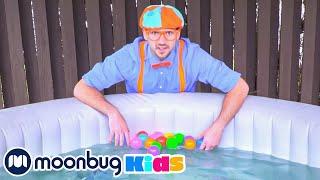 Learn Colors with Boat Toys | Blippi! | Kids Songs | Moonbug Kids