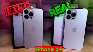 iPhone 14 Unboxing - Real VS Fake - Comparison