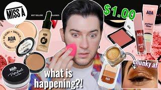 I bought EVERY piece of Shop Miss A makeup for a dollar... it gets rough