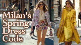 Spring 2024  Milan Street Style. Fashion Trends You'll Actually Want to Wear. What's Milan Wearing