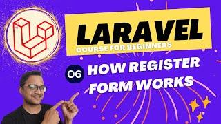 Laravel 10 full course for beginner -  How register form works