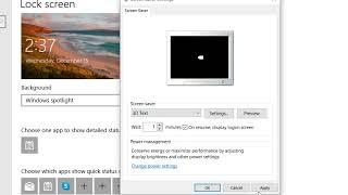 Windows 10 How to set up the screen saver 2024