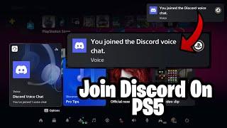 How To Join DISCORD Chat On PS5 Tutorial (Use Discord on PS5)