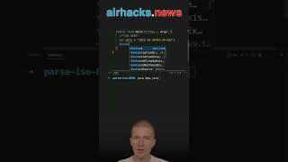 How To Parse An ISO 8601 Date #java #shorts #coding #airhacks