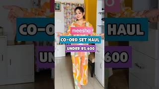 Meesho Co-Ord Sets At Rs.320  #shorts