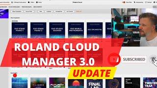 The NEW Roland Cloud Manager 3. Clearer and easier to use.