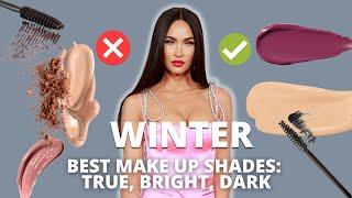 Your Best Makeup Shades: Bright, True & Dark Winter | Seasonal Color Analysis 