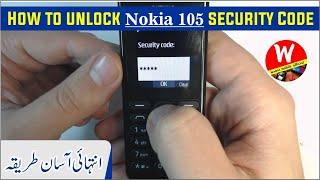 How to unlock Nokia 105 security Code | how to flash Nokia 105|waqas Mobile Official