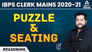 Puzzle And Seating Arrangement Reasoning For IBPS Clerk Mains 2021 | Adda247