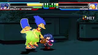 NICK54222 MUGEN: Nayuki Minase (me) VS Marge Simpson